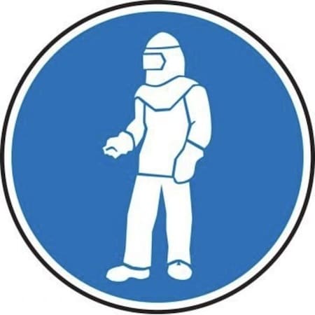 Accuform HAZARD SYMBOLS 24 in  REFLECTIVE SHEET MPG347FV